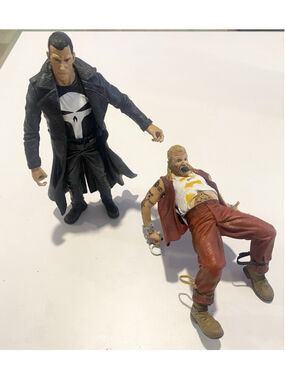 Diamond Select Marvel Select Punisher Action Figure Set 2002 Loose Incomplete